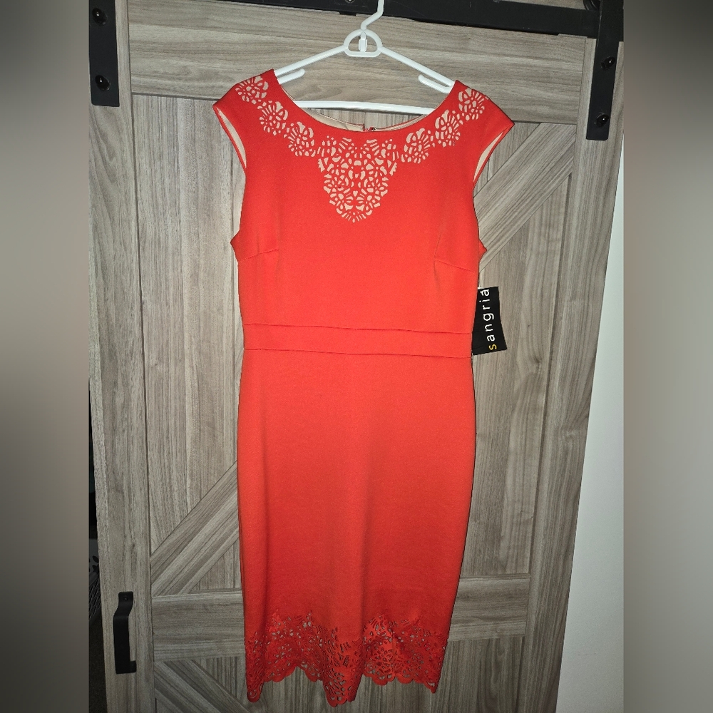 Sangria Women's Hibiscus Midi Dress